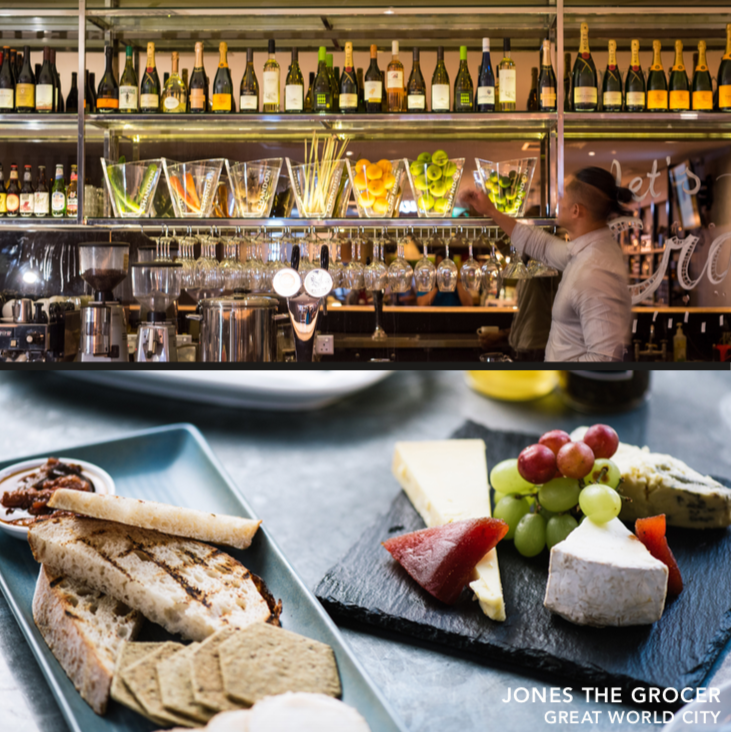 Jones the Grocer Great World City, Singapore best cafes singapore